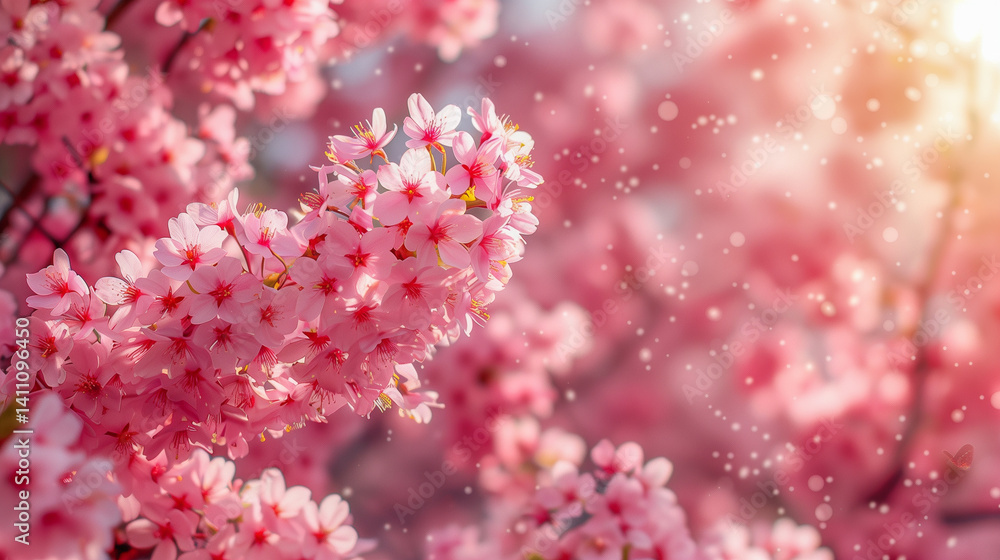 Cherry Blossoms in Full Bloom During Spring Cherry Blossoms in Full Bloom During Spring