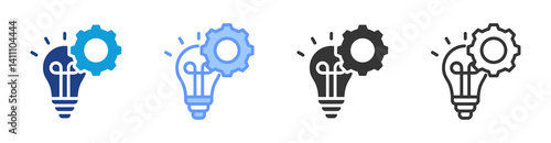 Help Idea icon set multiple style collection