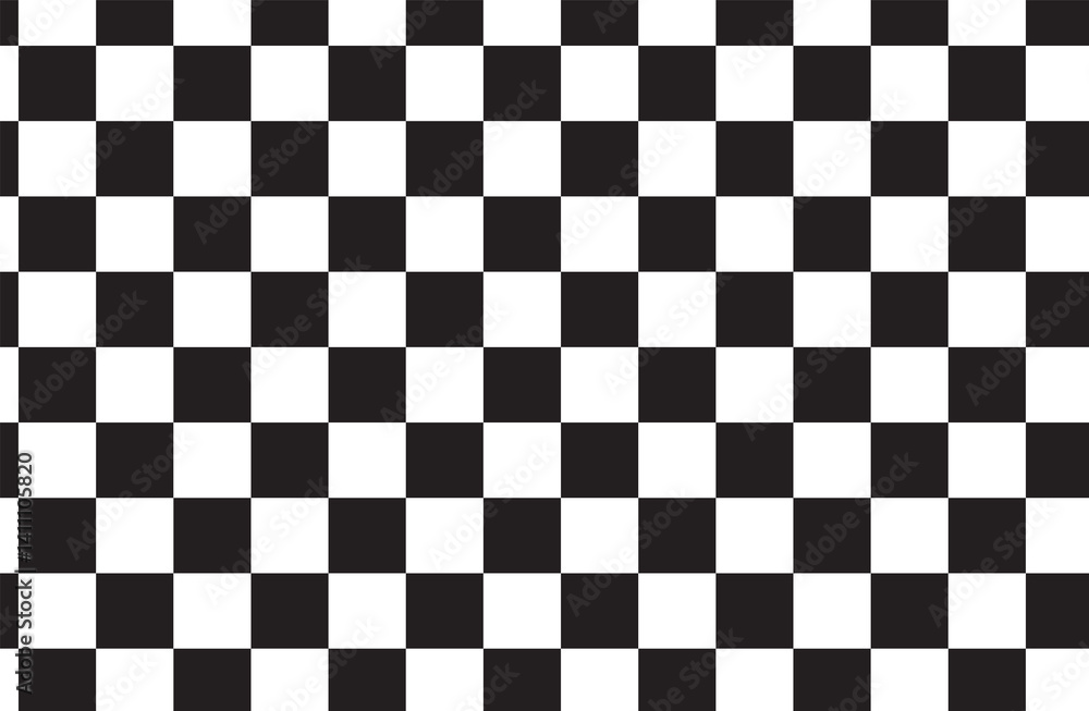 Fototapeta premium black and white check square board, Repeat pattern art for fabric, wrapping pepper, wall and tile designing