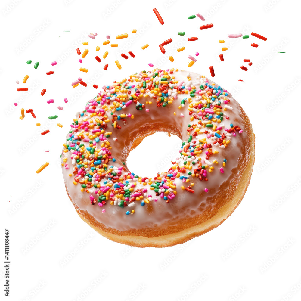 Falling Donut Animation on transparent background Falling Donut Animation on transparent background