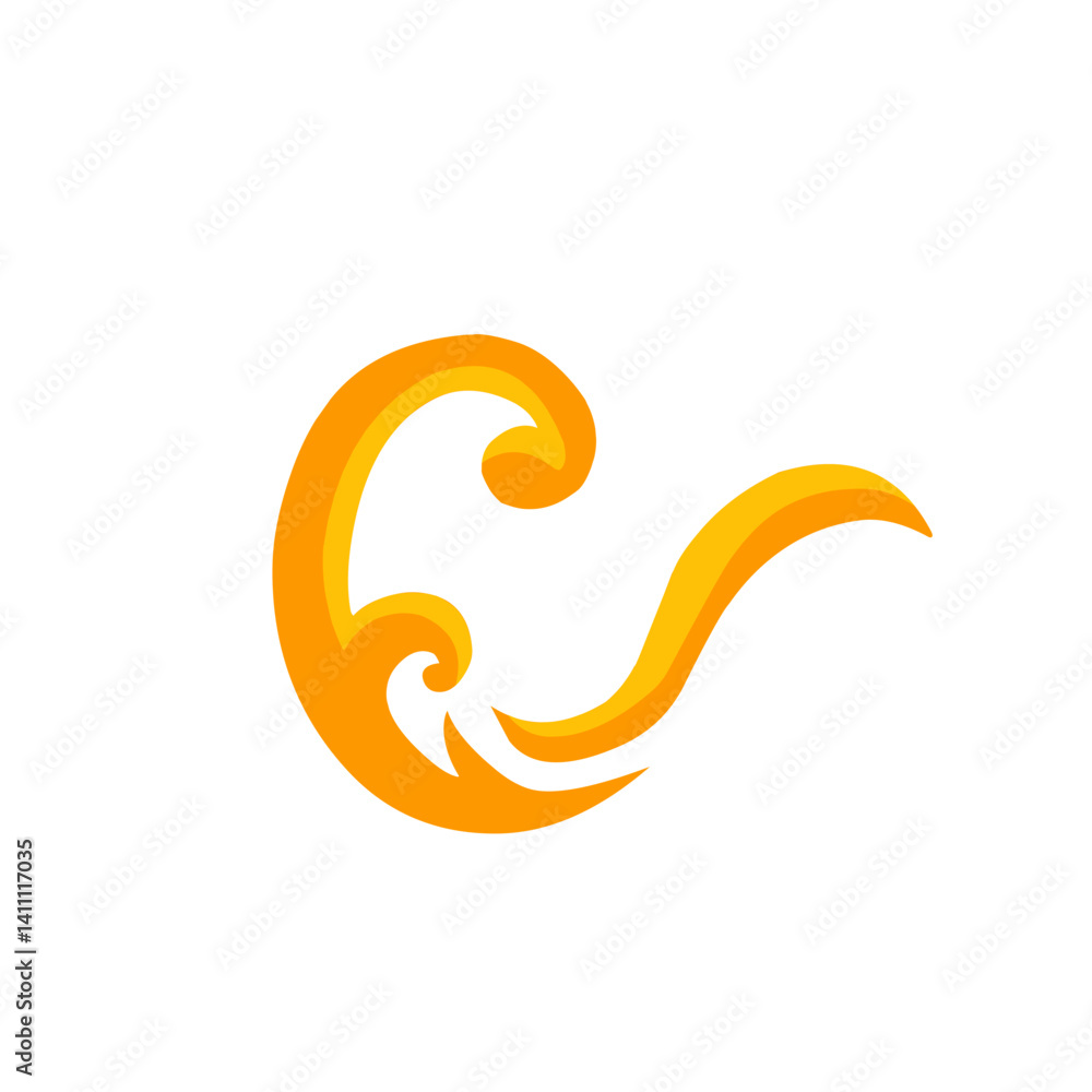 swirl decorative design element swirl decorative design element