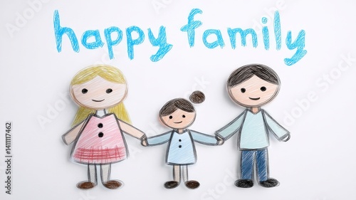 Family day celebration happy family fun park illustration joyful colorful