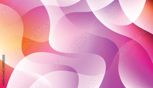 Template Modern Background With Curves Lines. For Elegant Pattern Cover Book. Vector Illustration with Color Gradient.