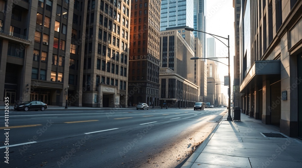 Fototapeta premium street in the city