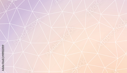 Low poly layout. For your idea, presentation, smart design Vector illustration. Creative gradient color.