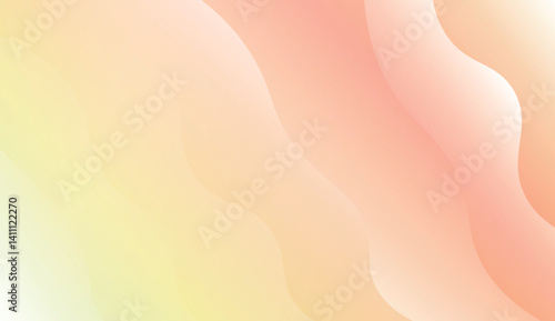 Modern Shiny Waves. For Your Design Ad, Banner, Cover Page. Vector Illustration with Color Gradient.