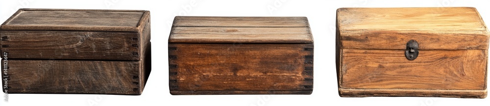 Rustic Wooden Storage Boxes Rustic Wooden Storage Boxes