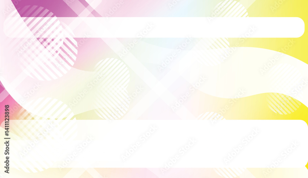 Obraz premium Futuristic Background With Color Gradient Geometric Shape for Your Design Landing Page, Ad, Banner, Cover Page. Vector Illustration with Color Gradient.