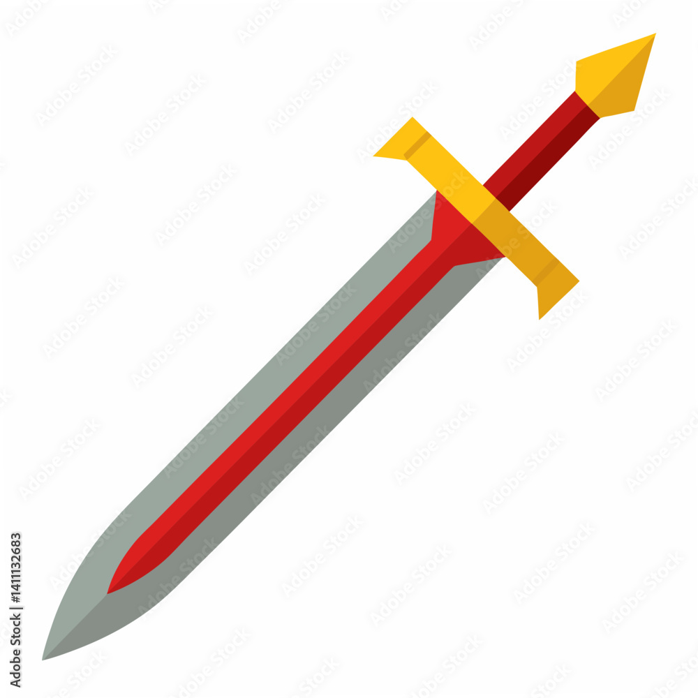 Sword Vector Illustration Powerful Weapon Graphics for Creative and Historical Designs Sword Vector Illustration Powerful Weapon Graphics for Creative and Historical Designs