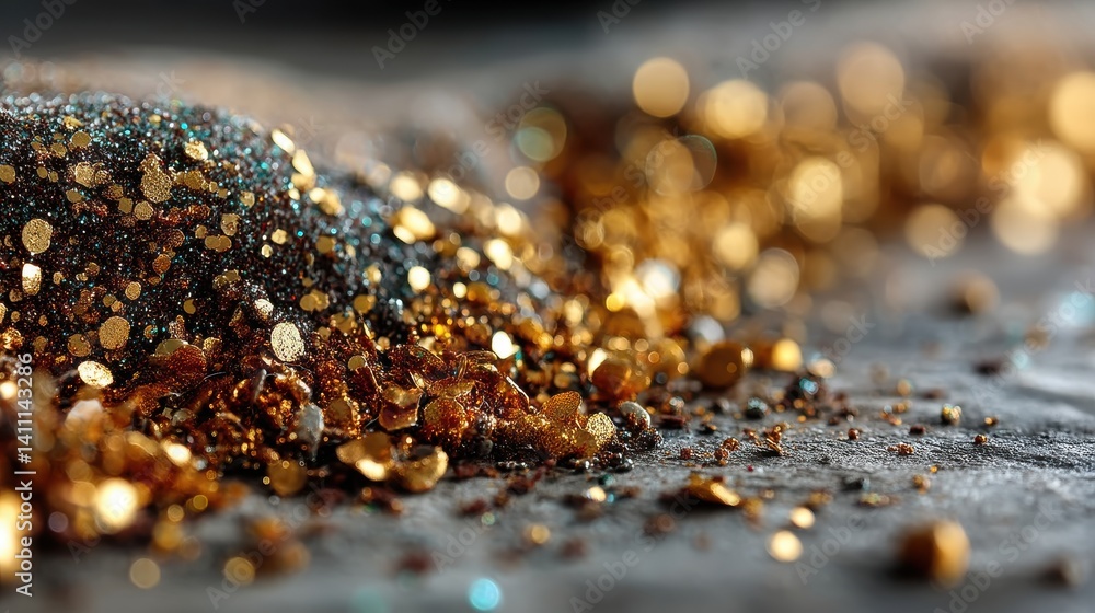 elegant golden glitter abstract with blurred bokeh background ideal for festive banners elegant golden glitter abstract with blurred bokeh background ideal for festive banners