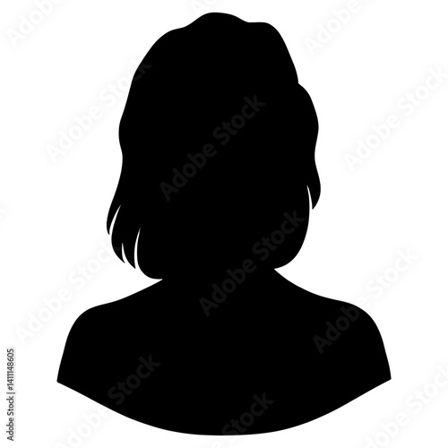 Business people avatar silhouette portrait outline vector