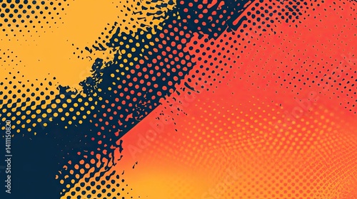 Wallpaper Mural Abstract Colorful Background with Dots and Bold Texture Elements Torontodigital.ca