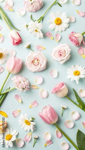Floral Flat Lay.