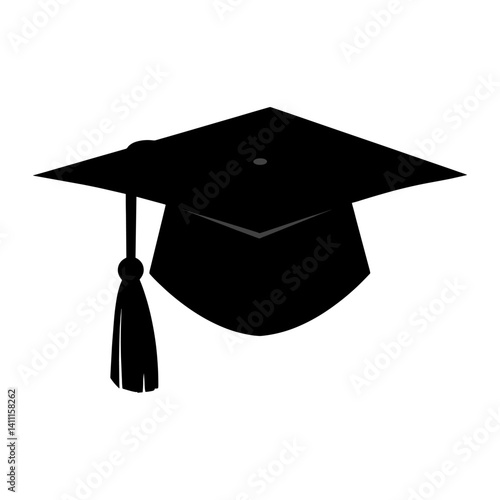 Graduation caps achievement education academic vector