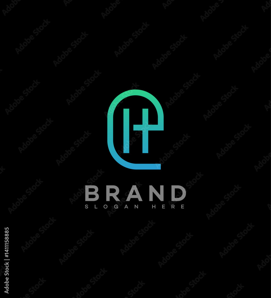 Modern Gradient EH, HE Logo Design, Brand Identity, Minimalist Style Modern Gradient EH, HE Logo Design, Brand Identity, Minimalist Style