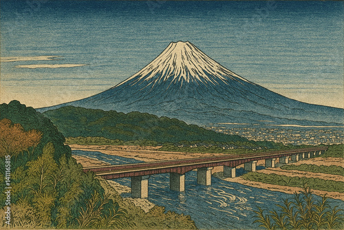 この街と富士の間で