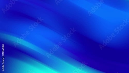 Deep blue smooth wavy abstract motion gradient background and shadow teal 4k resolution. Suitable for dynamic and modern design projects.