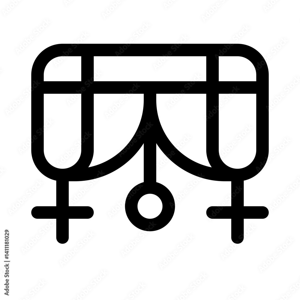 indian jingle icon with line style, perfect for user interface projects indian jingle icon with line style, perfect for user interface projects