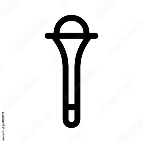 sandalwood stick icon with line style, perfect for user interface projects