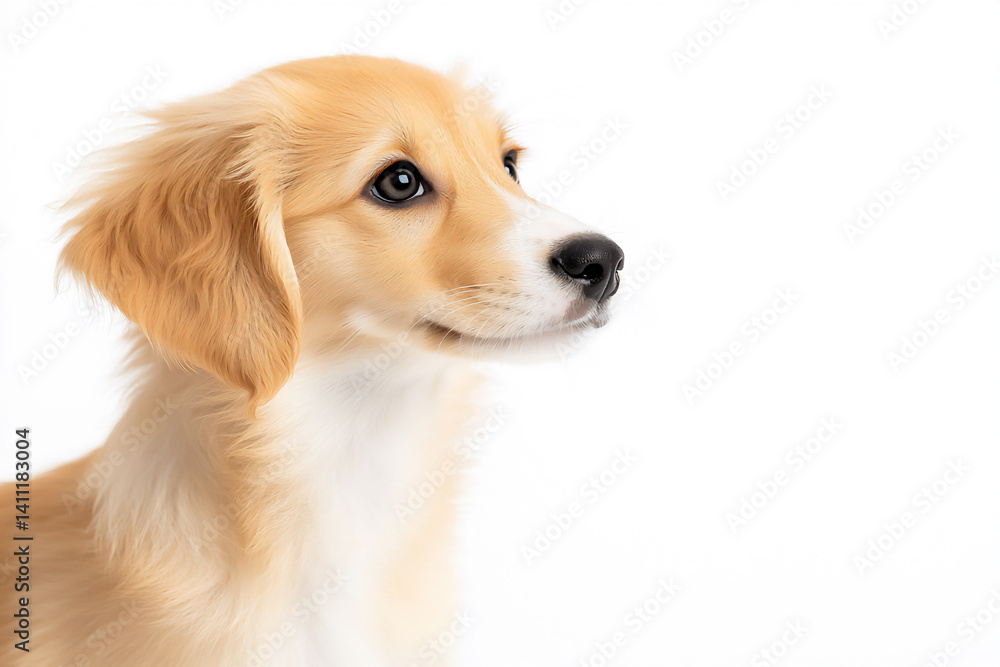 Fototapeta premium elegant saluki puppy,