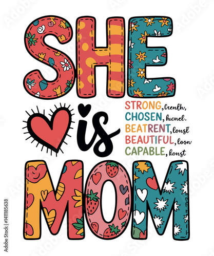 She is Mom Strong Beautiful