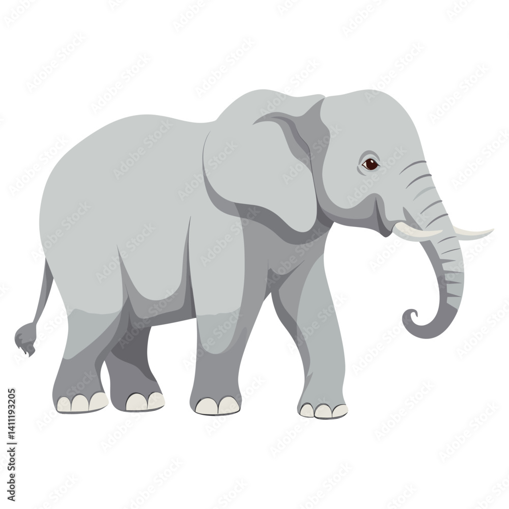 Elephant walking elephant illustration wildlife vector Elephant walking elephant illustration wildlife vector