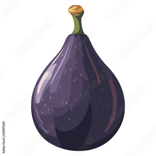 Fig illustration isolated simple vector