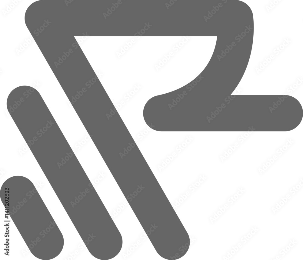 Initial Letter R Logo Element Set Initial Letter R Logo Element Set