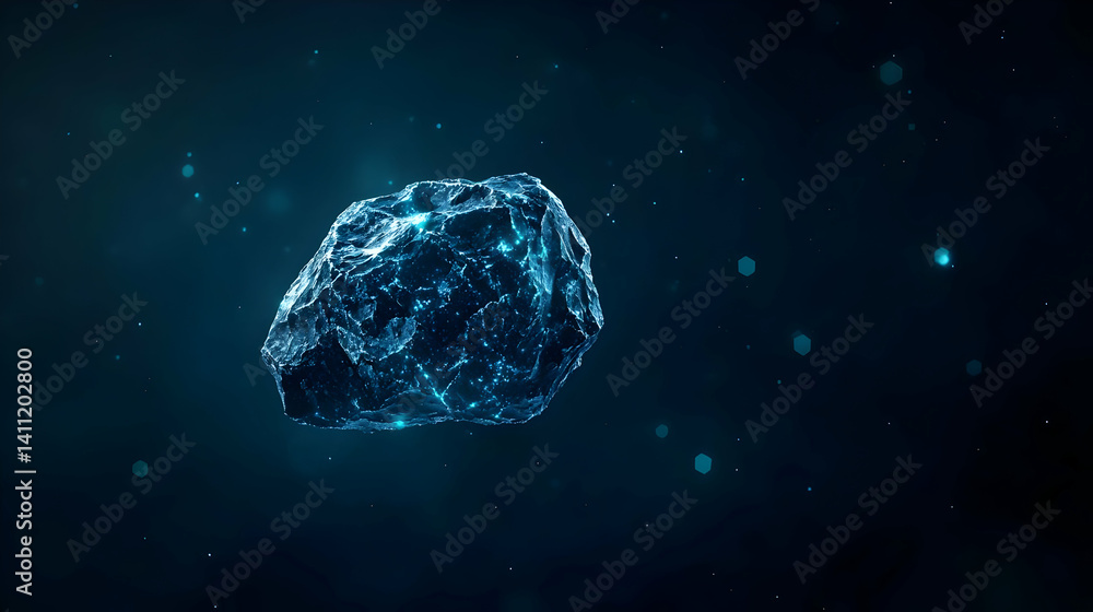 Abstract Digital Rock in Space