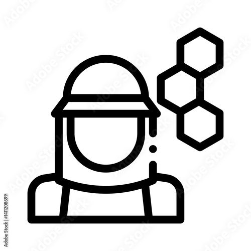 beekeeper line icon
