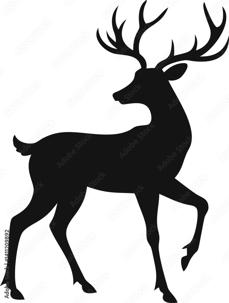 Fototapeta premium Elegant Deer in a Standing Position