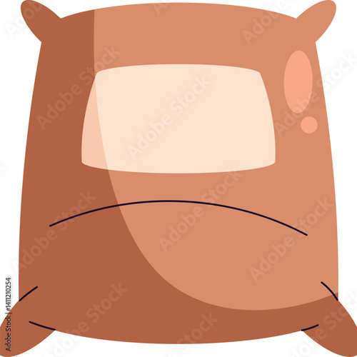 Vector Illustration of a Fertilizer Sack in Flat Style for Gardening and Agriculture