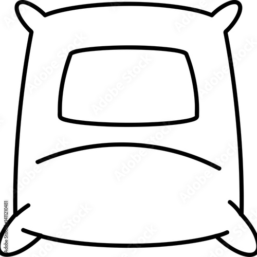 Vector Illustration of a Fertilizer Sack in Flat Style for Gardening and Agriculture