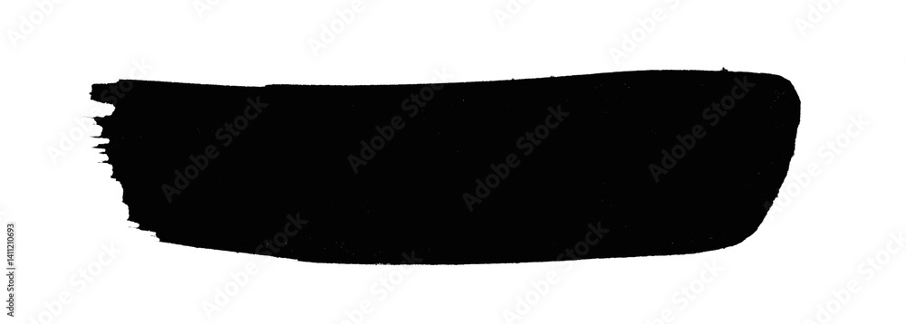 Heavy black ink block stroke with bold compact shape. Heavy black ink block stroke with bold compact shape.