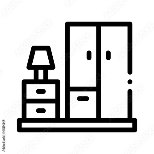 furniture line icon