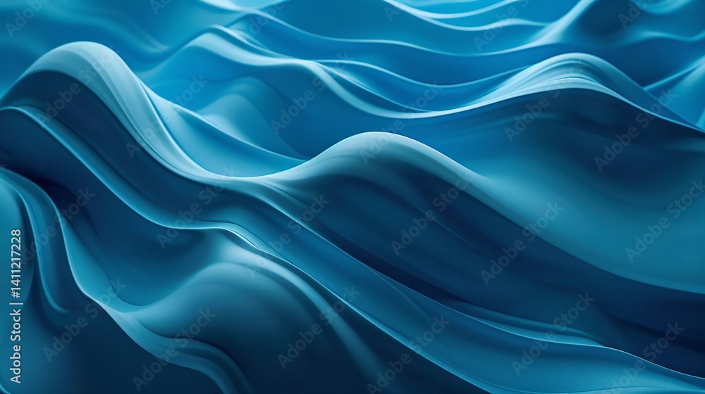 Abstract blue background with wavy elements, minimalistic design Abstract blue background with wavy elements, minimalistic design