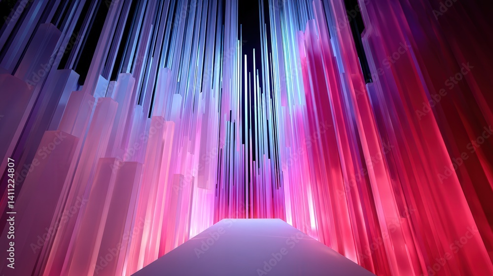 A holographic city glows under neon skies, where digital avatars and AI beings roam a surreal fusion of consciousness, code and urban light.