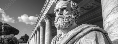 Intellectual pursuit, philosophical reflection: deep thought, wisdom exploration, logical reasoning, knowledge quest, abstract concept, critical analysis, existential inquiry, truth search.