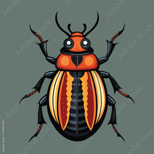 colorado potato beetle vector