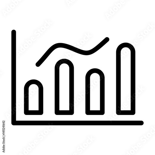 Inflation Graph Icon