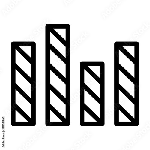 Striped Bars Icon