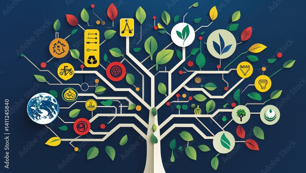 Obraz premium the tree, Generative Ai