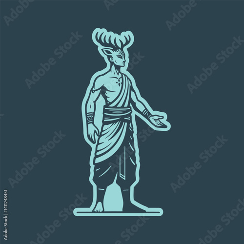 Wallpaper Mural funny cartoon monster Torontodigital.ca