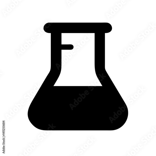 Beaker Icon Vector Illustration