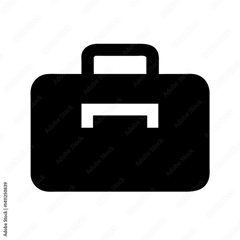 Briefcase Check Icon Vector Illustration Briefcase Check Icon Vector Illustration