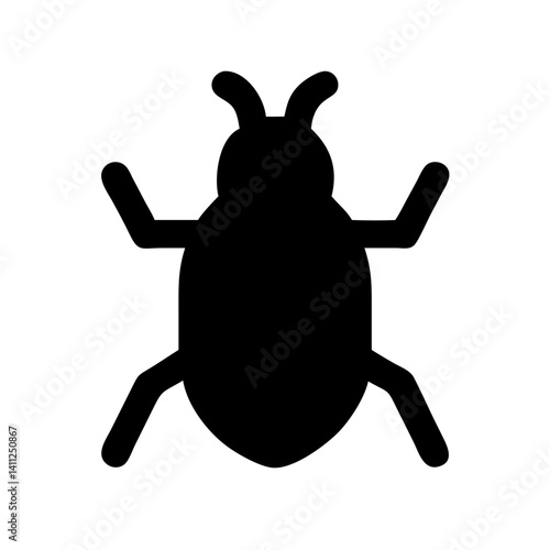 Bug Alt Icon Vector Illustration