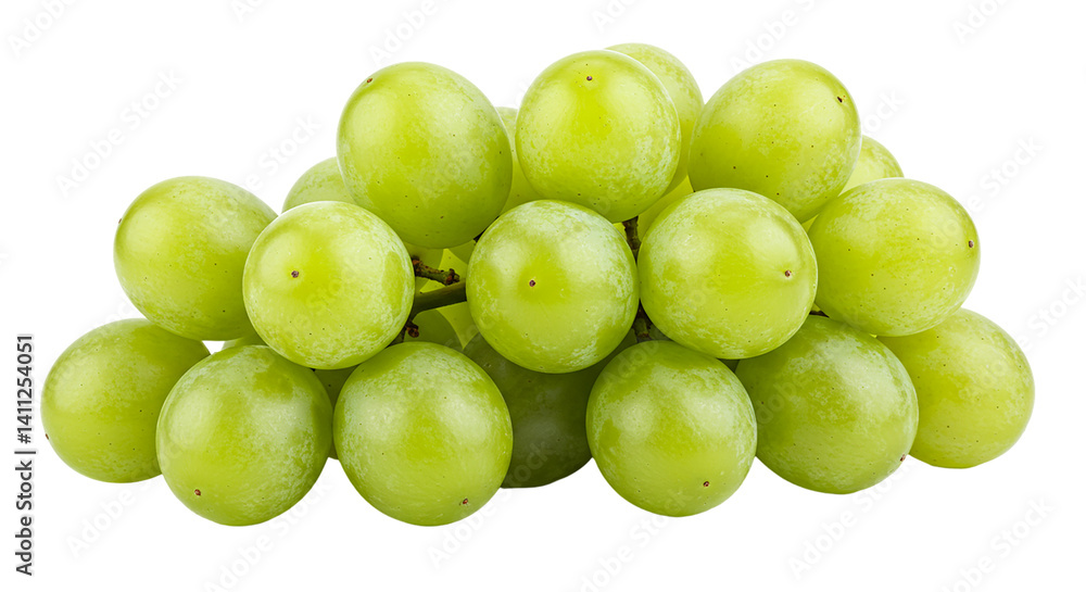 A close up shot of a bunch of green grapes stacked on top of each other on a black background A close up shot of a bunch of green grapes stacked on top of each other on a black background