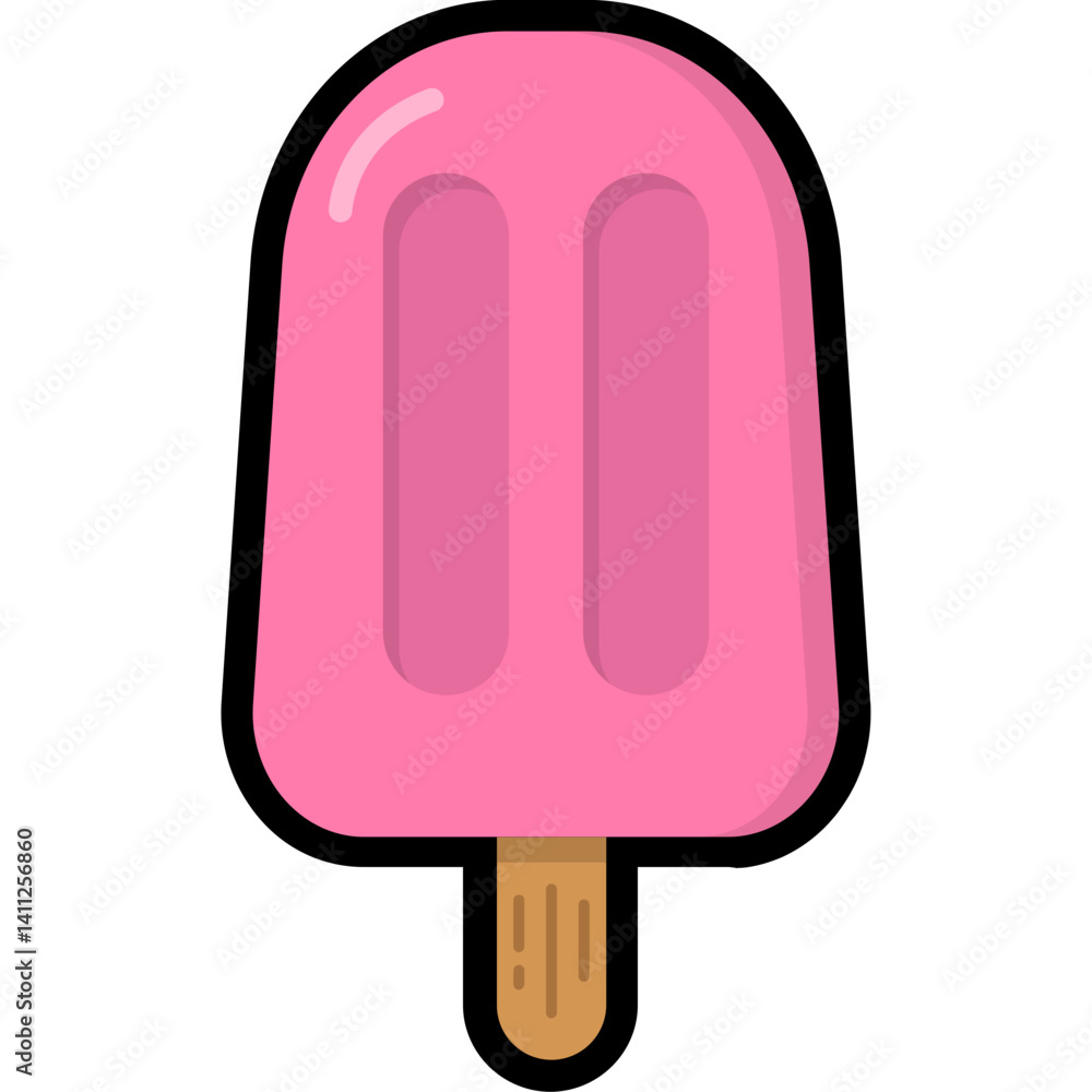 Ice Cream Flat Icon Ice Cream Flat Icon