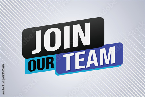join our team word concept vector illustration with modern futuristic 3d style for landing page template ui web mobile app poster banner flyer background gift card coupon label wallpaper

