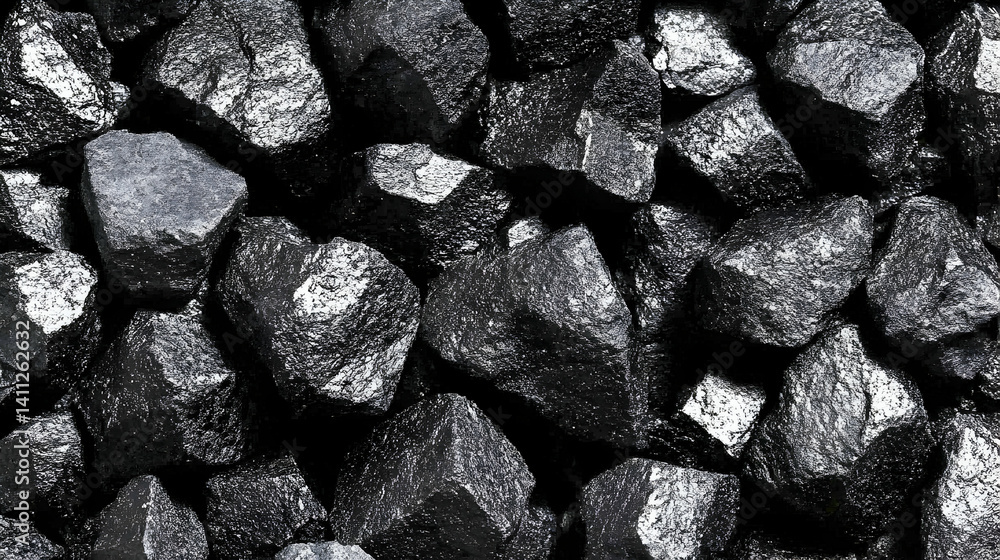 Abstract background of dark, rough-textured charcoal rocks, ideal for dramatic designs. Abstract background of dark, rough-textured charcoal rocks, ideal for dramatic designs.